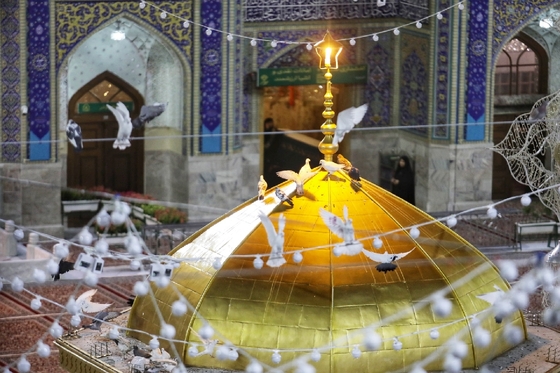 بازگشایی صحن انقلاب حرم مطهر رضوی در آستانه نیمه شعبان
