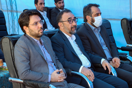 مراسم پایان حفاری مسیر شرقی خط ۳ قطار شهری مشهد