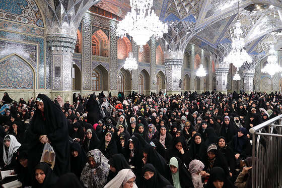 مراسم مناجات شب های ماه مبارک رمضان در حرم مطهر رضوی