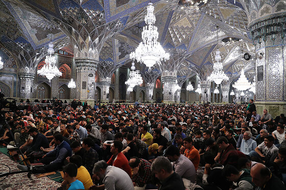 مراسم مناجات شب های ماه مبارک رمضان در حرم مطهر رضوی
