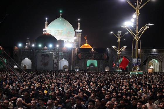 مراسم احیاء شب 21 ماه رمضان در حرم مطهر رضوی