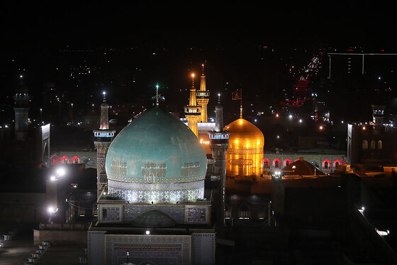 مراسم احیاء شب 21 ماه رمضان در حرم مطهر رضوی