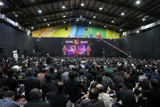 مراسم احیاء شب ۲۱ ماه رمضان و وداع با پیکر شهید گمنام در شهرک شهید رجایی