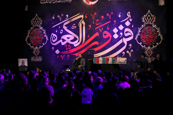 مراسم احیاء شب ۲۱ ماه رمضان و وداع با پیکر شهید گمنام در شهرک شهید رجایی