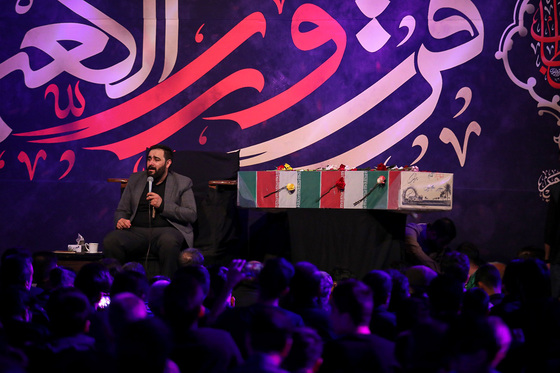 مراسم احیاء شب ۲۱ ماه رمضان و وداع با پیکر شهید گمنام در شهرک شهید رجایی