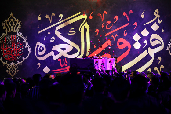 مراسم احیاء شب ۲۱ ماه رمضان و وداع با پیکر شهید گمنام در شهرک شهید رجایی