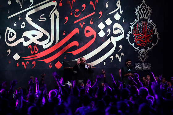 مراسم احیاء شب ۲۱ ماه رمضان و وداع با پیکر شهید گمنام در شهرک شهید رجایی