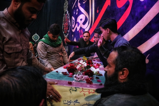 مراسم احیاء شب ۲۱ ماه رمضان و وداع با پیکر شهید گمنام در شهرک شهید رجایی