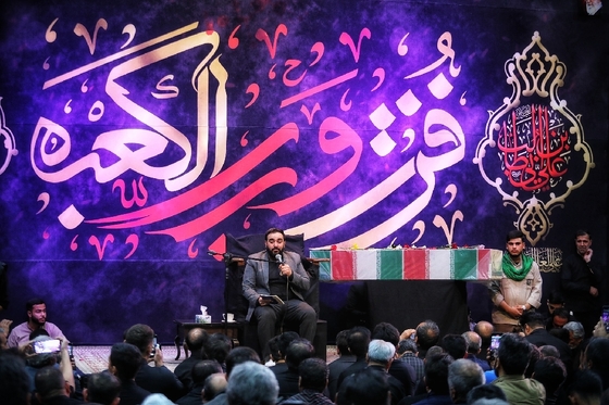 مراسم احیاء شب ۲۱ ماه رمضان و وداع با پیکر شهید گمنام در شهرک شهید رجایی