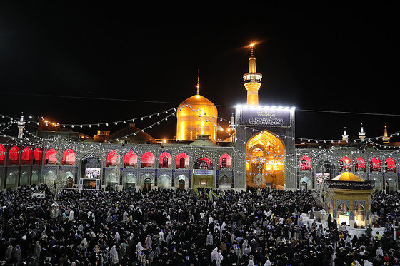 مراسم احیاء شب 23 ماه رمضان در حرم مطهر رضوی