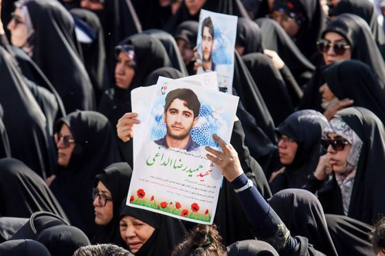 تشییع باشکوه پیکر «شهید غیرت» حمیدرضا الداغی