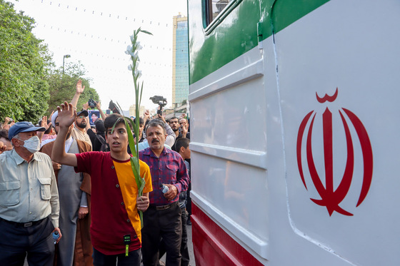 تشییع باشکوه پیکر «شهید غیرت» حمیدرضا الداغی