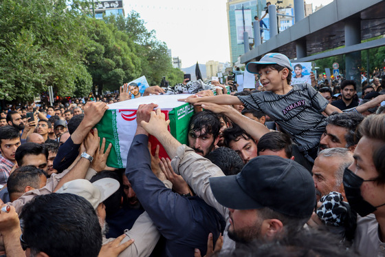 تشییع باشکوه پیکر «شهید غیرت» حمیدرضا الداغی