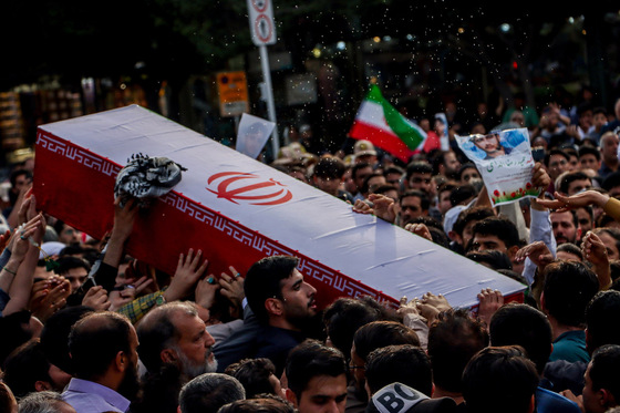 تشییع باشکوه پیکر «شهید غیرت» حمیدرضا الداغی