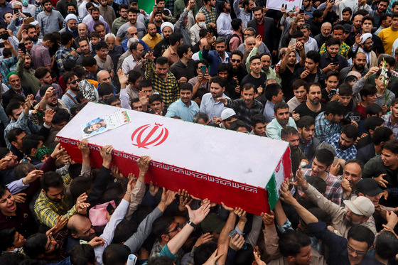 تشییع باشکوه پیکر «شهید غیرت» حمیدرضا الداغی