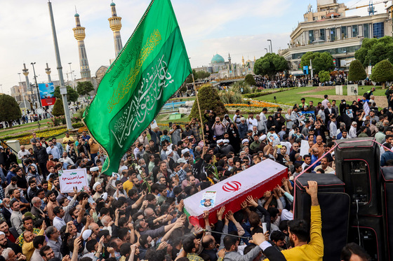 تشییع باشکوه پیکر «شهید غیرت» حمیدرضا الداغی