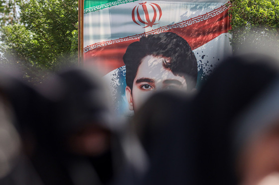 تشییع باشکوه پیکر «شهید غیرت» حمیدرضا الداغی