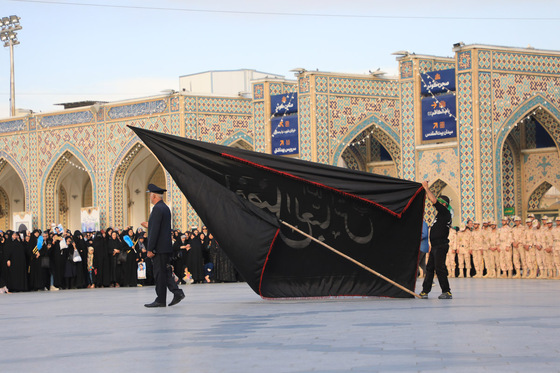 تشیع پیکر «شهید علی الداغی» در حرم مطهر رضوی