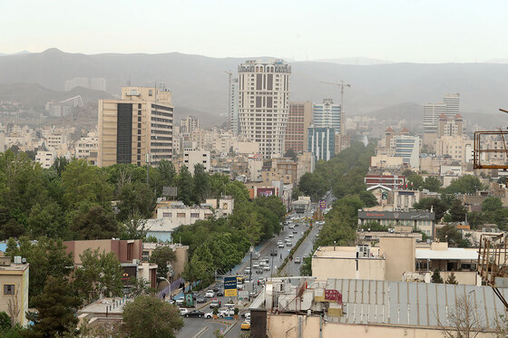 گرد و خاک صبحگاهی در مشهد