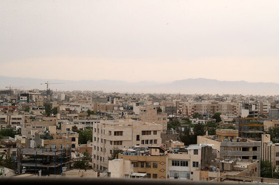 گرد و خاک صبحگاهی در مشهد