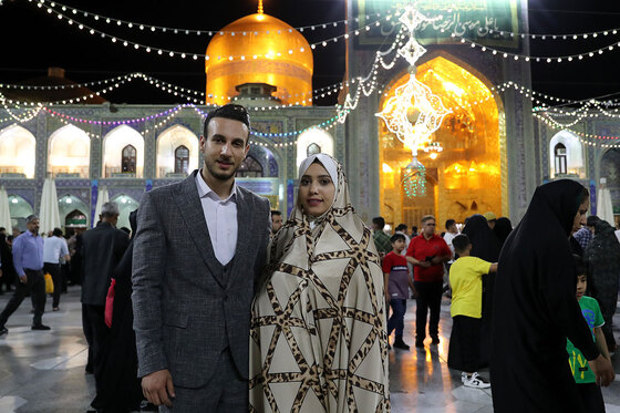 با اجازه امام رضا علیه السلام،