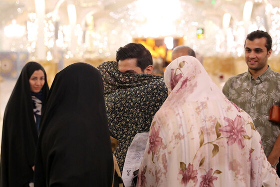 با اجازه امام رضا علیه السلام،