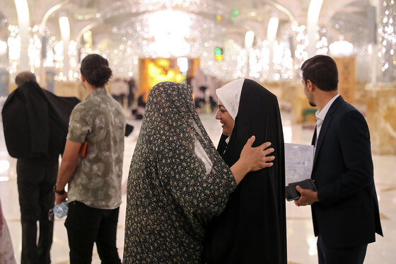 با اجازه امام رضا علیه السلام،