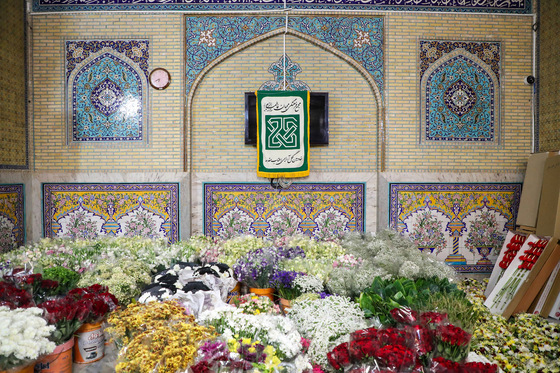 گل‌آرایی ویژه حرم مطهر رضوی