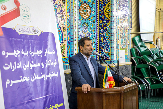 دیدار مردمی فرماندار و مدیران ۱۵ دستگاه اجرایی با اهالی منطقه ۹ مشهد
