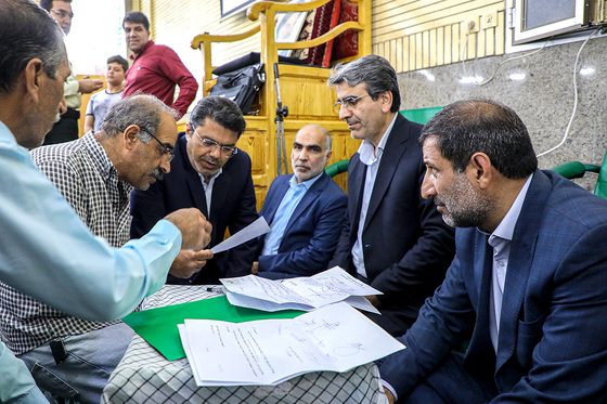 دیدار مردمی فرماندار و مدیران ۱۵ دستگاه اجرایی با اهالی منطقه ۹ مشهد