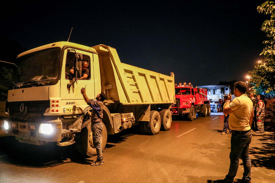 عملیات انتقال دستگاه TBM حفاری قطار شهری