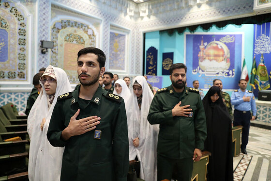 اولین اختتامیه جشنواره زوج های جوان نیروهای مسلح در مشهد