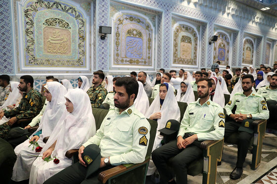اولین اختتامیه جشنواره زوج های جوان نیروهای مسلح در مشهد