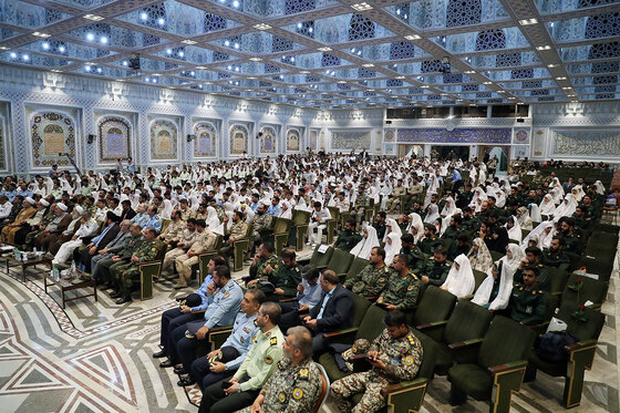 اولین اختتامیه جشنواره زوج های جوان نیروهای مسلح در مشهد