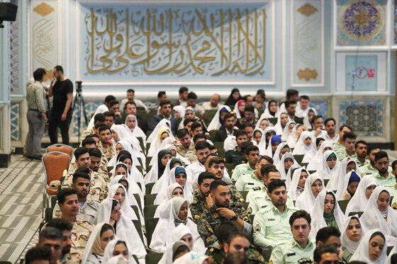 اولین اختتامیه جشنواره زوج های جوان نیروهای مسلح در مشهد