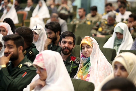 اولین اختتامیه جشنواره زوج های جوان نیروهای مسلح در مشهد