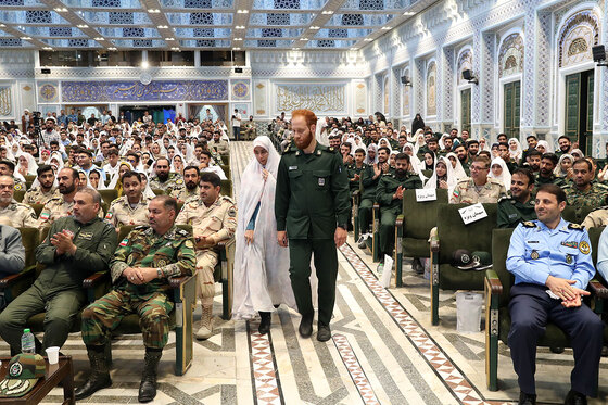 اولین اختتامیه جشنواره زوج های جوان نیروهای مسلح در مشهد