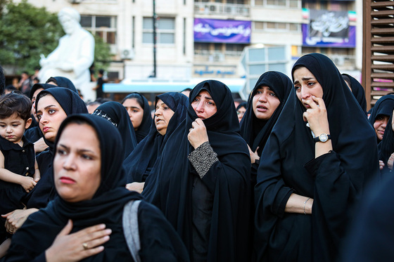 خیمه سوزان عصر عاشورا در مشهد