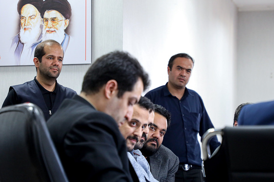 حضور شهردار مشهد در روزنامه شهرآرا به مناسبت روز خبرنگار