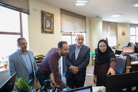 بازدید اعضای شورای اسلامی شهر مشهد از روزنامه شهرآرا