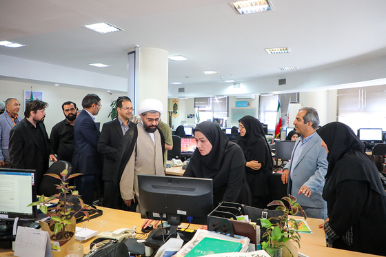 بازدید اعضای شورای اسلامی شهر مشهد از روزنامه شهرآرا