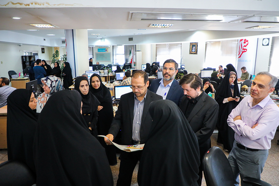 بازدید اعضای شورای اسلامی شهر مشهد از روزنامه شهرآرا