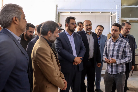 بازدید فرماندار از چهار واحد تولیدی صنایع تبدیلی بخش کشاورزی 