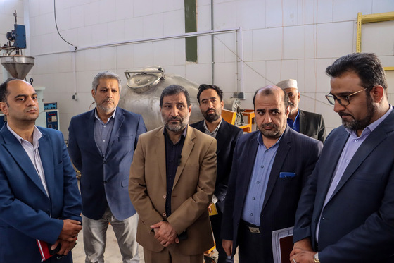 بازدید فرماندار از چهار واحد تولیدی صنایع تبدیلی بخش کشاورزی 