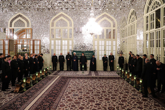 آیین جاروکشی حرم مطهر رضوی