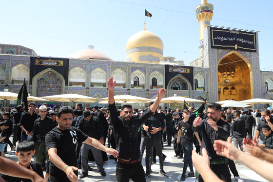 عزاداری  روز 28 صفر در حرم مطهر رضوی