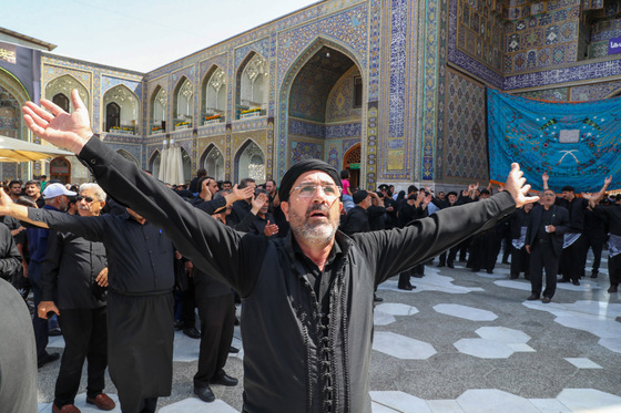 عزاداری  روز 28 صفر در حرم مطهر رضوی