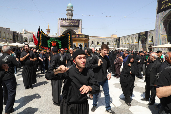 عزاداری  روز 28 صفر در حرم مطهر رضوی