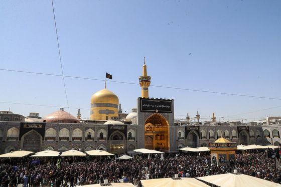 عزاداری  روز 28 صفر در حرم مطهر رضوی