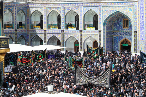 عزاداری  روز 28 صفر در حرم مطهر رضوی